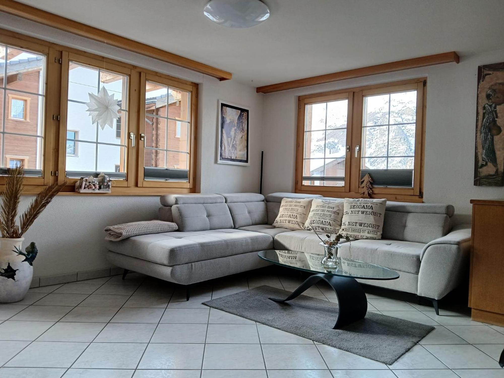 Ferienwohnung Paradiso 1 Grächen Exteriér fotografie